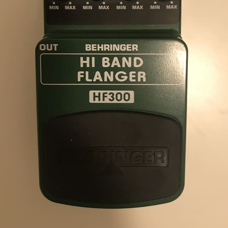 used 2010s Behringer HF300 Hi Band Flanger Green - Effect Pedal