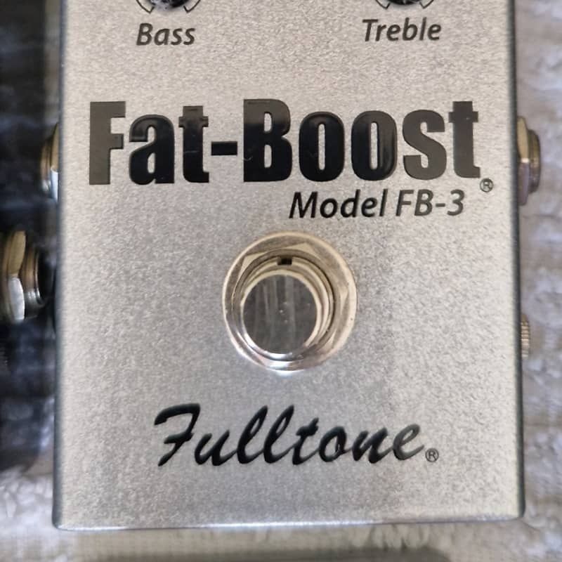 used 2010s Fulltone Fat Boost FB-3 Silver - Effect Pedal