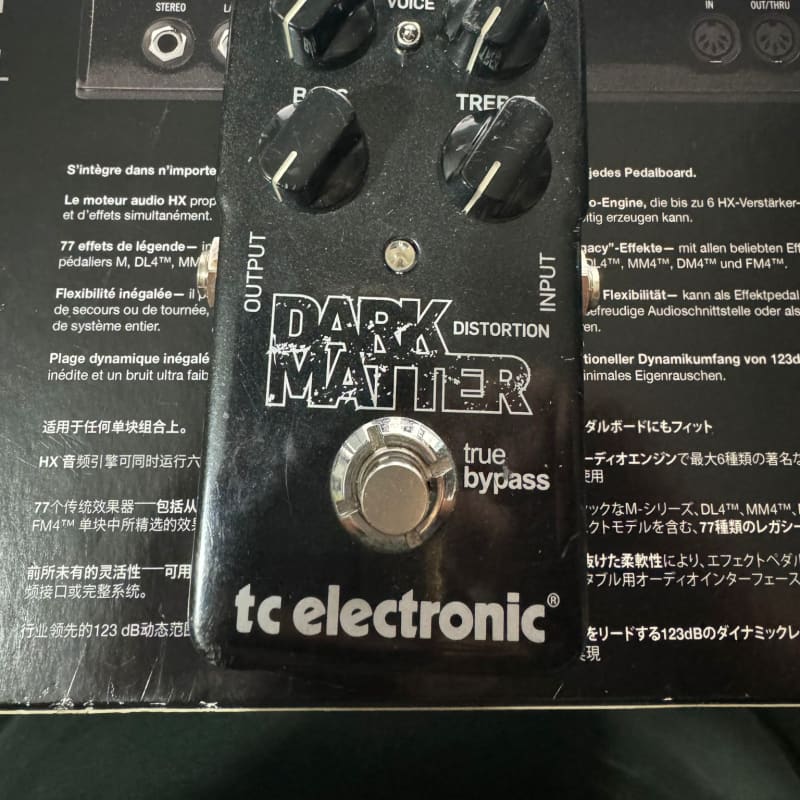 used 2011 - Present TC Electronic Dark Matter Distortion Black - Effect Pedal