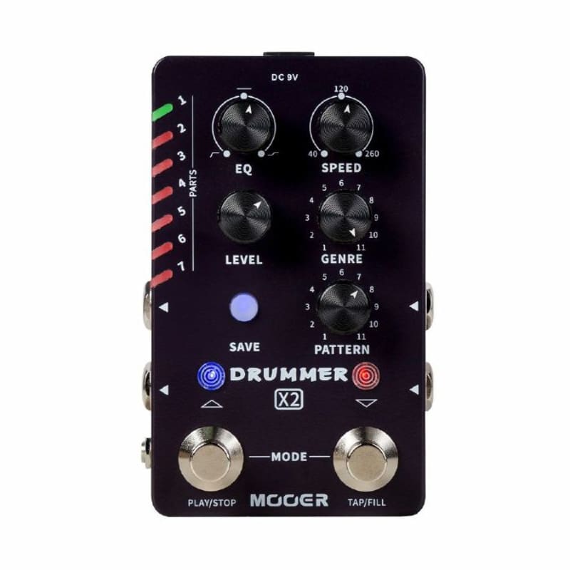 new Mooer Drummer X2 Black - Effect Pedal