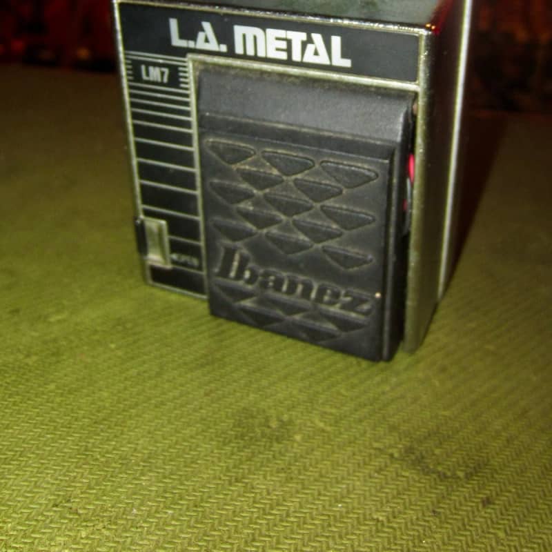 used 1987 Ibanez LA METAL LM-7 Grey and Black - Effect Pedal