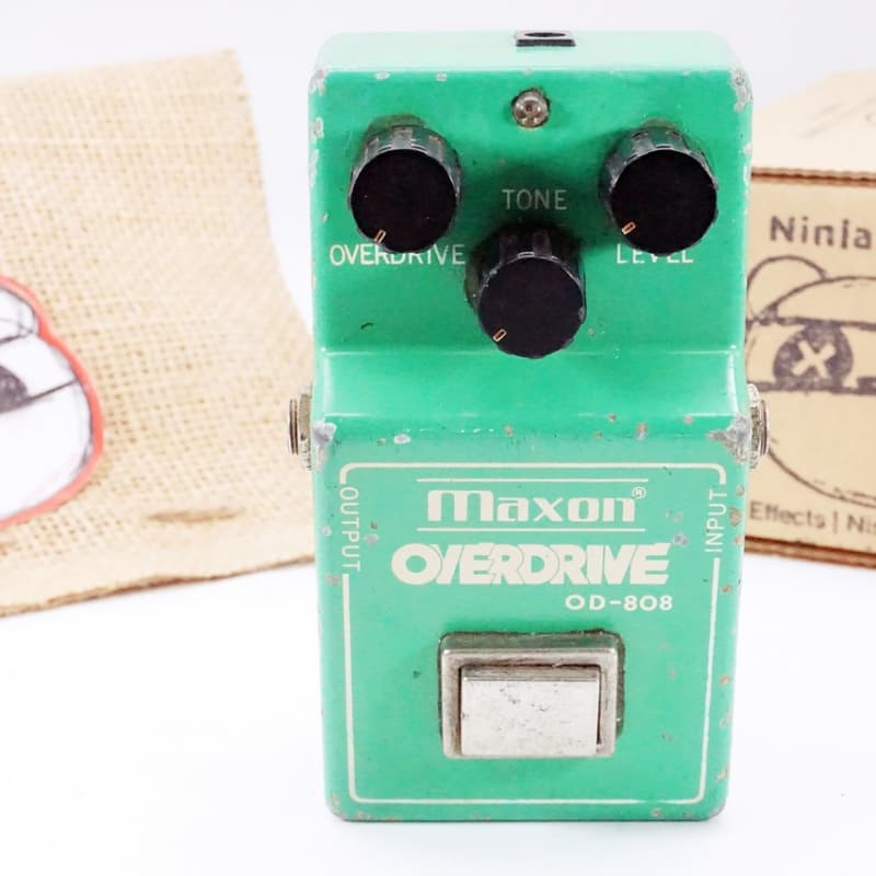 used 1970s Maxon OD-808 Green - Effect Pedal