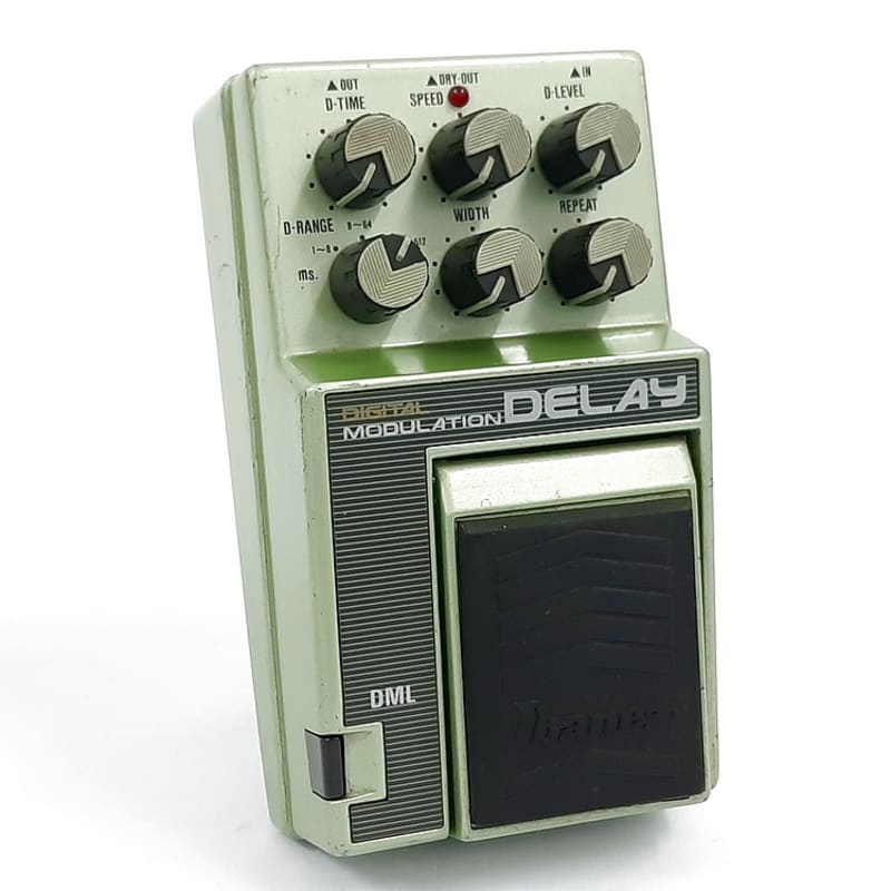 used 1980s Ibanez DML Digital Modulation Delay Green - Effect Pedal