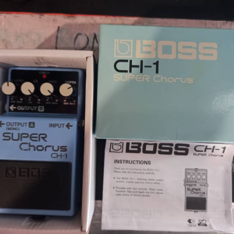 used 2001 - Present Boss CH-1 Super Chorus (Dark Gray Label) Blue - Effect Pedal