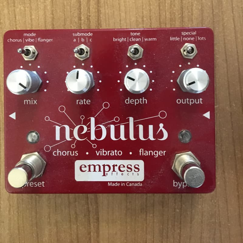 used 2010s Empress Nebulus Red - Effect Pedal