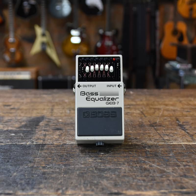 used 2000 Boss GEB-7 Bass Equalizer (Silver Label) Gray - Effect Pedal