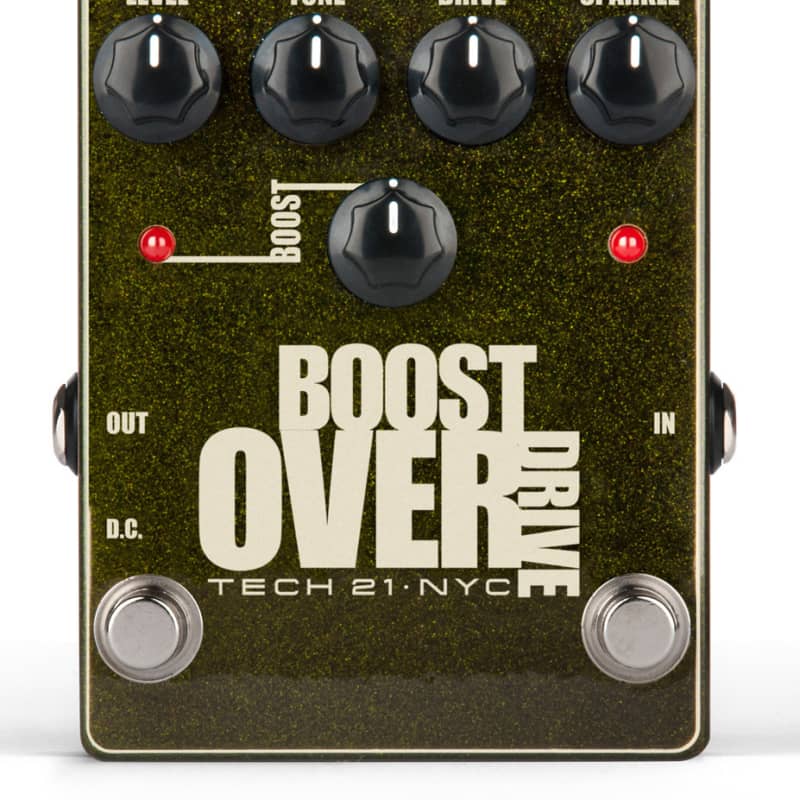 used Tech 21 Boost Overdrive Metallic Green - Effect Pedal