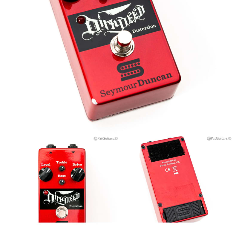 used 2010s Seymour Duncan Dirty Deed Distortion Red - Effect Pedal