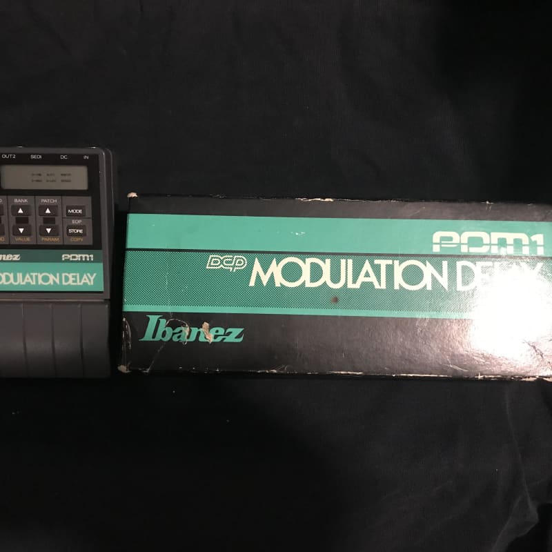 used 1980s Ibanez PDM1 DCP Modulation Delay Black - Effect Pedal