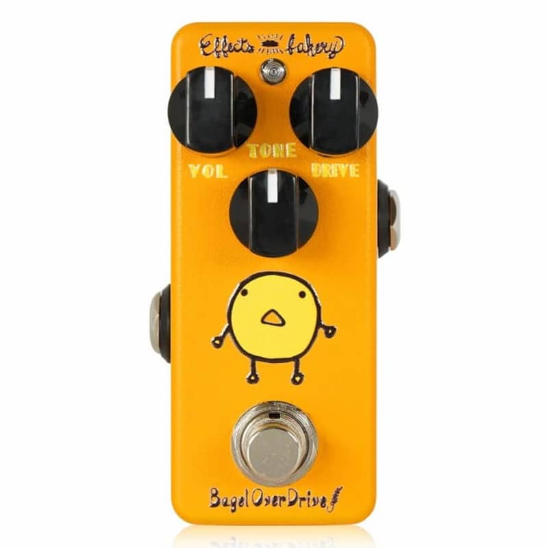 new 2020s Effects Bakery Bagel Overdrive Orange - Effect Pedal