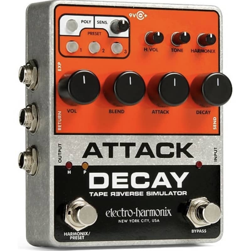 used 2019 - Present Electro-Harmonix Attack Decay Reverse Tape Simu... - Effect Pedal