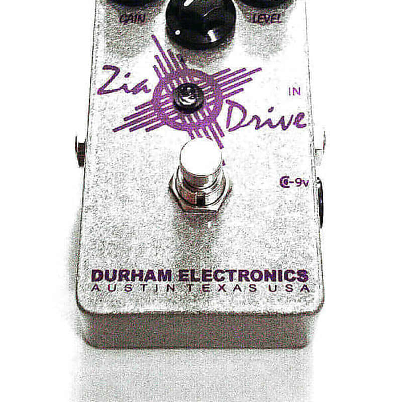 used 2010s Durham Electronics Zia Drive White – Effect Pedal