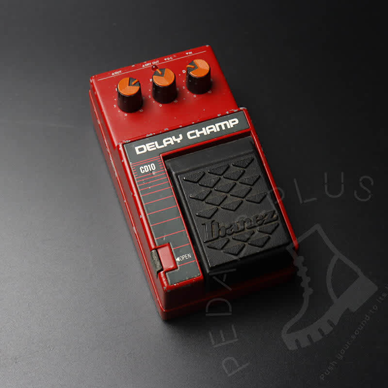 used 1980s Ibanez Delay Champ CD10 Red - Effect Pedal