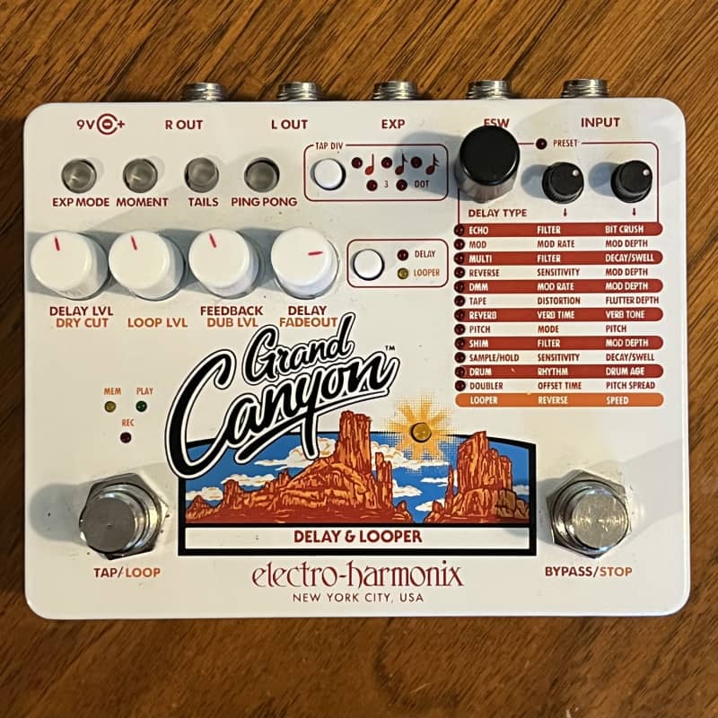 used 2018 - Present Electro-Harmonix Grand Canyon Delay and Looper ... - Effect Pedal