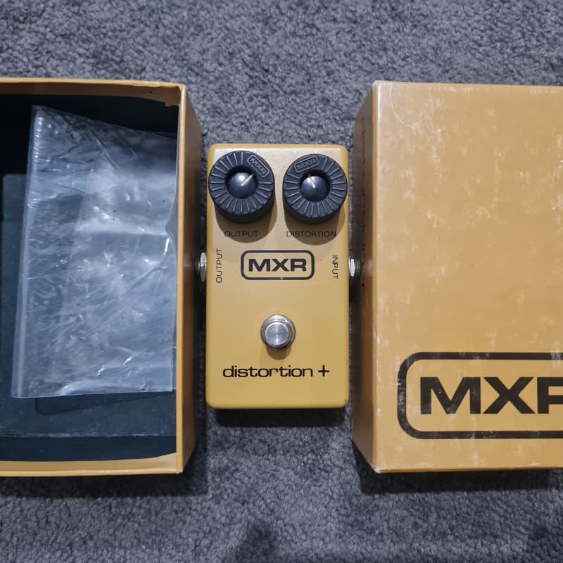 used 1975 - 1984 MXR MX-104 Block Distortion + Yellow - Effect Pedal