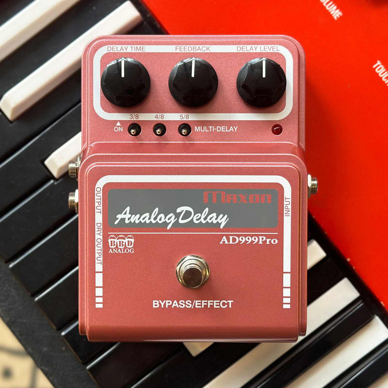 used Maxon AD999 Pro Burgandy Mist - Effect Pedal