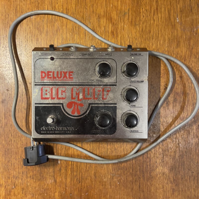 used 1970s Electro-Harmonix Deluxe Big Muff Pi Silver - Effect Pedal