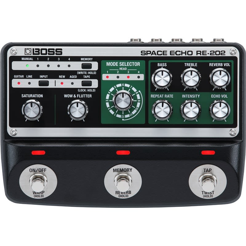 new Boss Boss RE-202 Space Echo Advanced Delay Pedal Delay - Effect Pedal