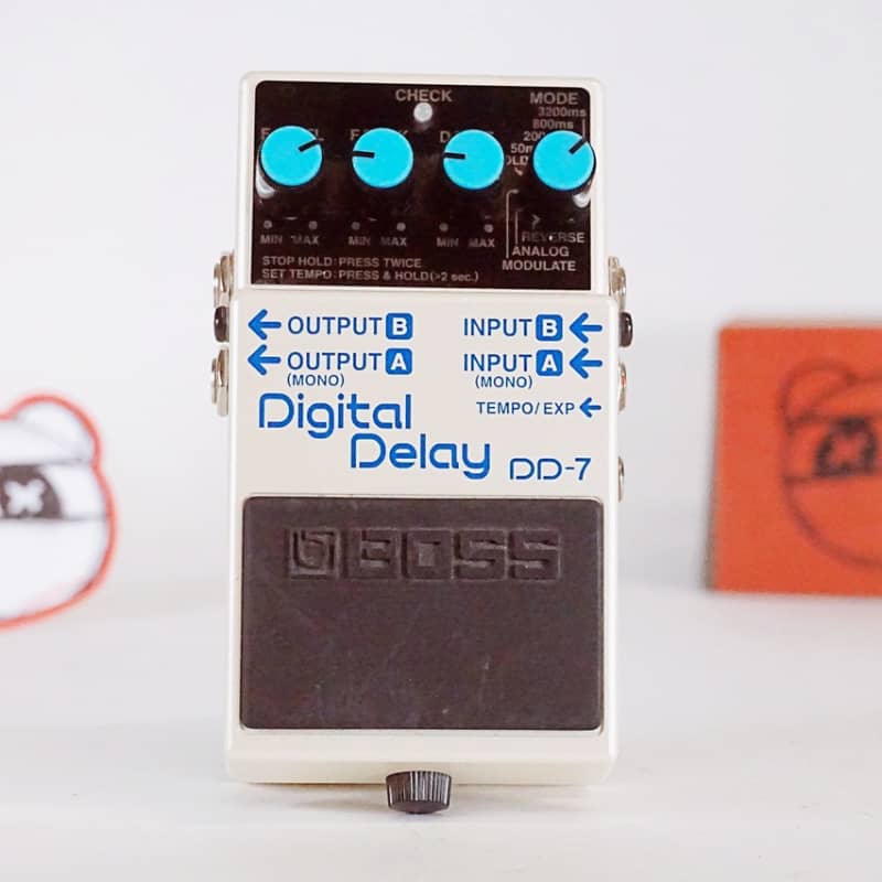 used 2020 Boss DD-7 Digital Delay White - Effect Pedal