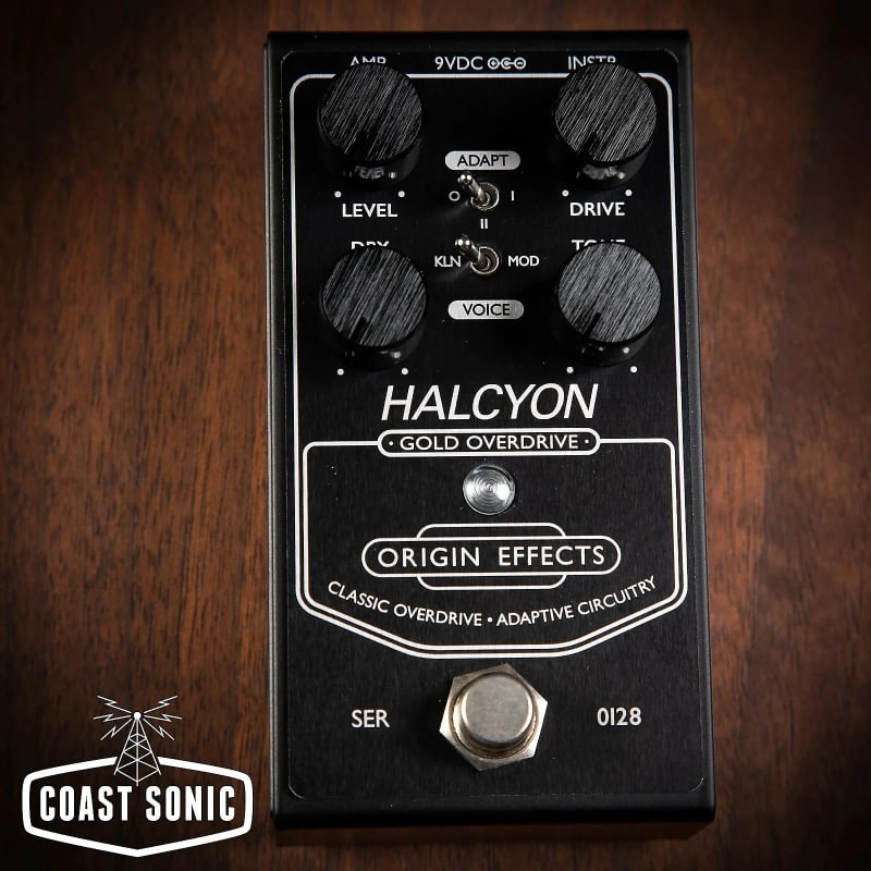 used 2023 - Present Origin Effects Halcyon Gold Overdrive Silver / ... - Effect Pedal