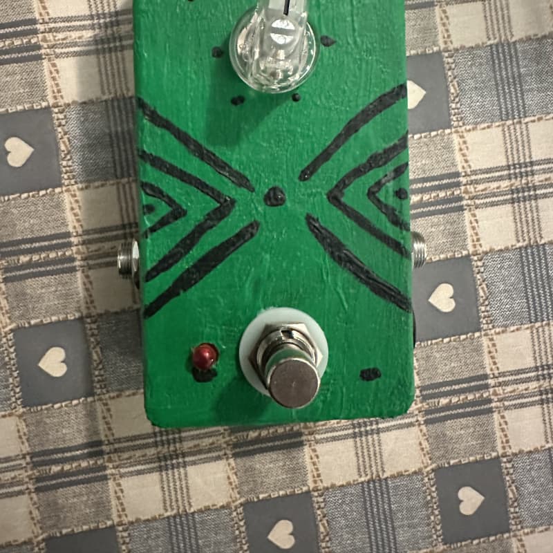 used 2020s Jeds Peds Green Ringer octave up Hand Painted - Effect Pedal