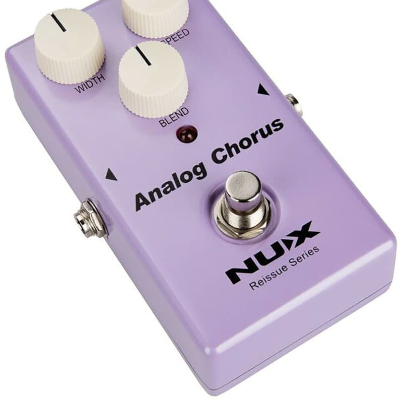 new 2021 NuX NU-X Reissue Analog Chorus Pedal Lilac - Effect Pedal