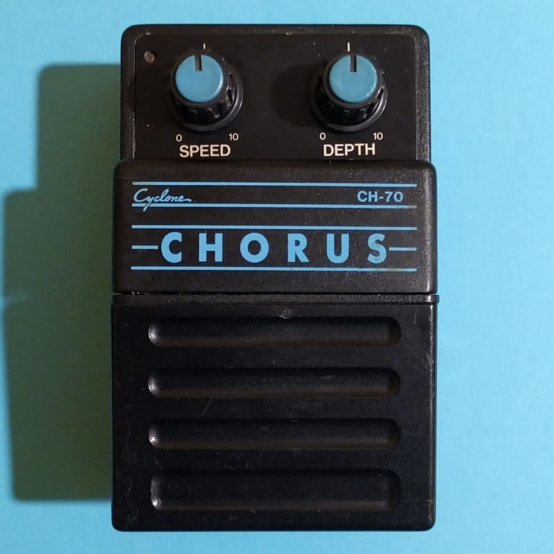 used 1980s Cyclone CH-70 Chorus Black / Blue - Effect Pedal