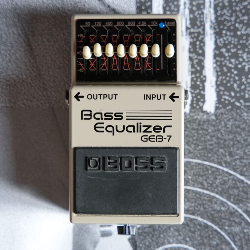 used 1995 - Present Boss GEB-7 Bass Equalizer (Silver Label) Gray - Effect Pedal