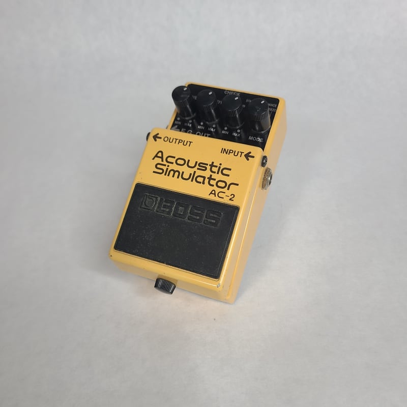 used 1997 - 2006 Boss AC-2 Acoustic Simulator (Silver Label) Yellow - Effect Pedal