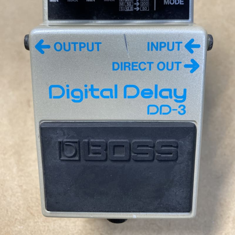 used 1991 Boss DD-3 Digital Delay White - Effect Pedal