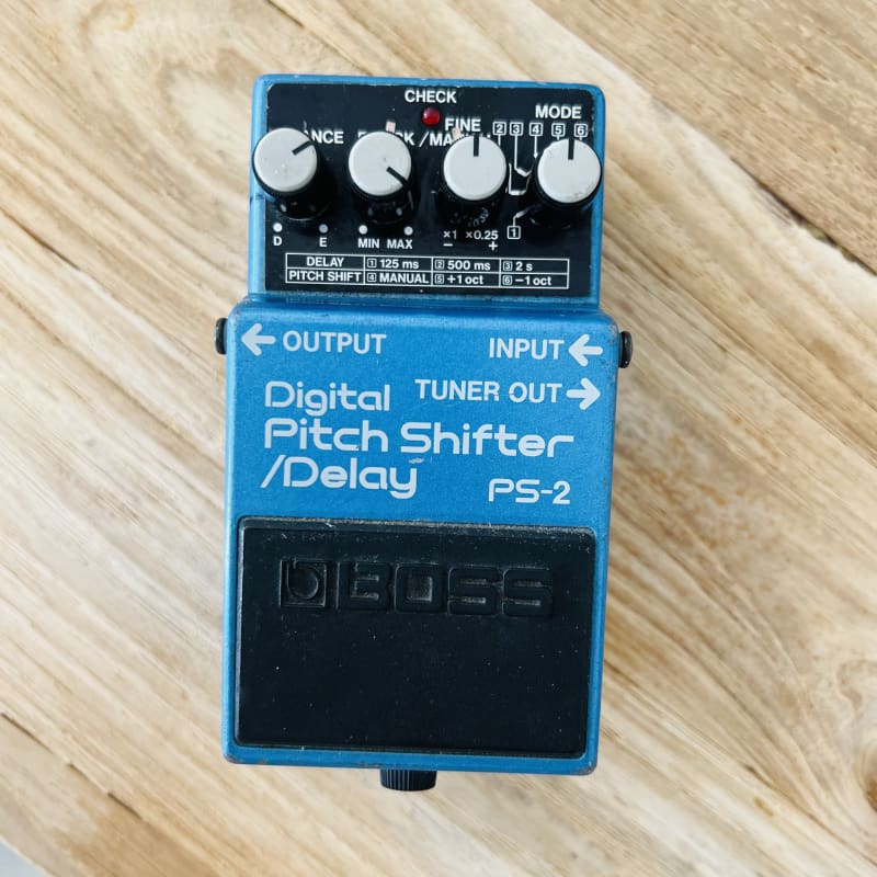 used 1987 - 1992 Boss PS-2 Digital Pitch Shifter/Delay (Blue Label)... - Effect Pedal