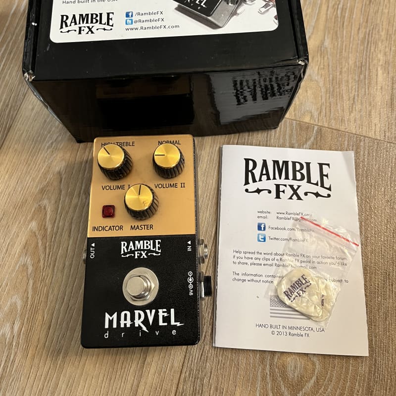 used Ramble FX Marvel Drive Black - Effect Pedal