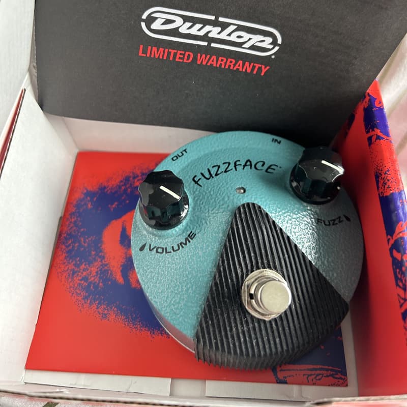 used 2018 Dunlop Fuzz Face MIni Distortion Blue - Effect Pedal