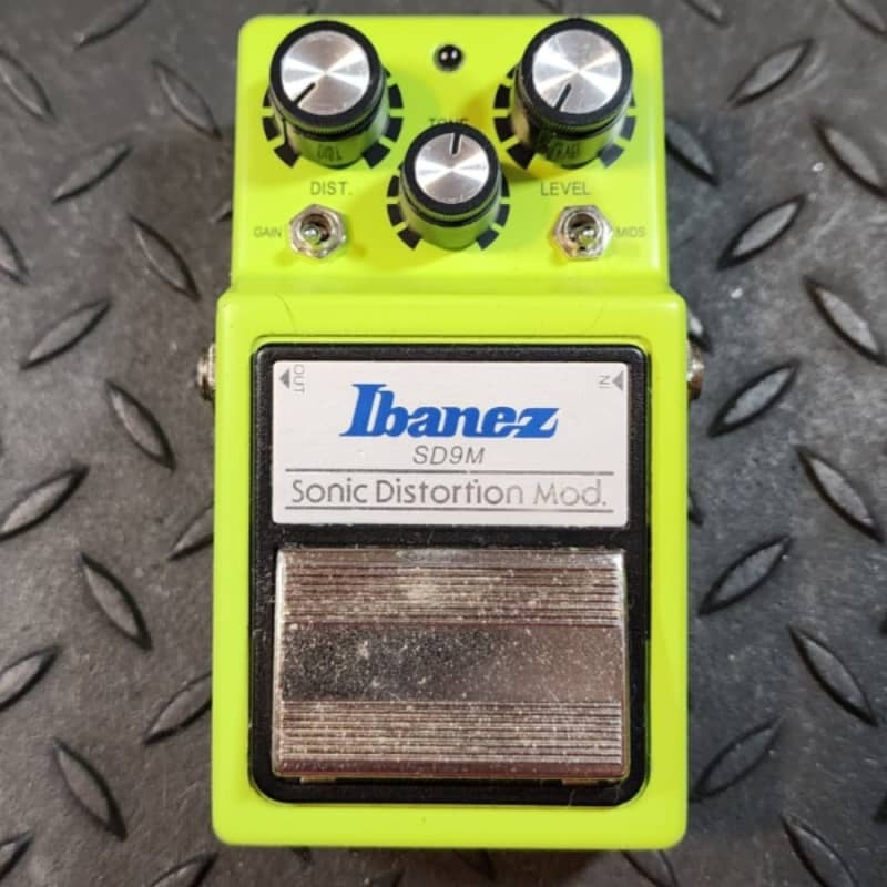 used 2010s Ibanez SD9M Sonic Distortion Mod Green - Effect Pedal