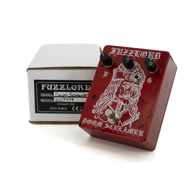 used FuzzLord Doom Screamer Overdrive Limited Edition Blood Red - Effect Pedal