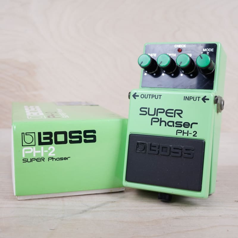 used 1987 Boss PH-2 Super Phaser (Black Label) Green - Effect Pedal