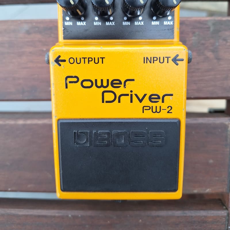 used 1996 - 1998 Boss PW-2 Power Driver (Silver Label) Orange - Effect Pedal