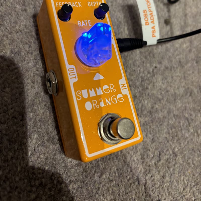 used 2010s Tone City Summer Orange Phaser Orange – Effect Pedal