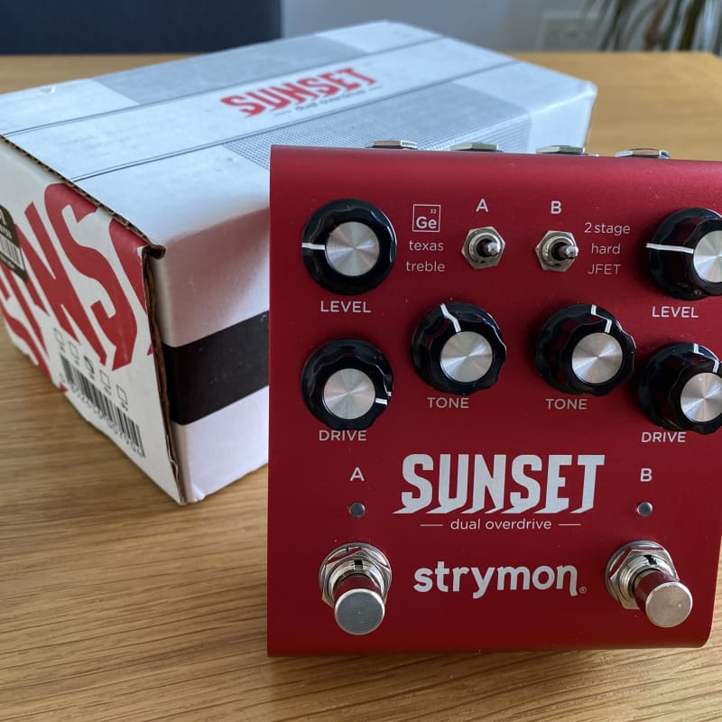 used 2017 - Present Strymon Sunset Dual Overdrive Red - Effect Pedal