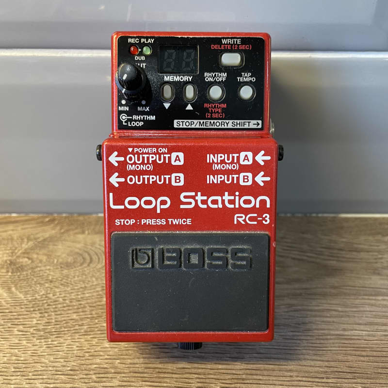 used 2011 - Present Boss RC-3 Loop Station Red - Effect Pedal