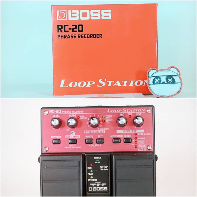 used 2000s Boss RC-20 Loop Station Red - Effect Pedal