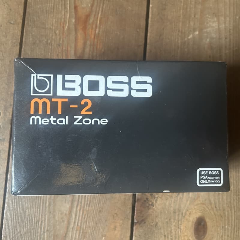 used 1991 - Present Boss MT-2 Metal Zone (Silver Label) Black - Effect Pedal