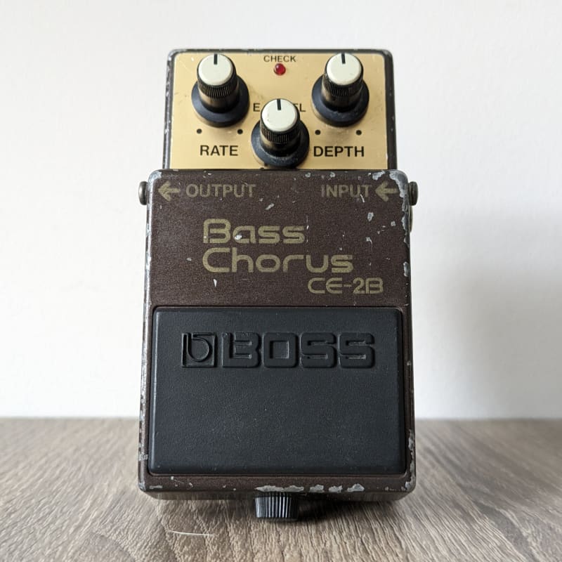 used 1987 - 1989 Boss CE-2B Bass Chorus (Green Label) Brown - Effect Pedal