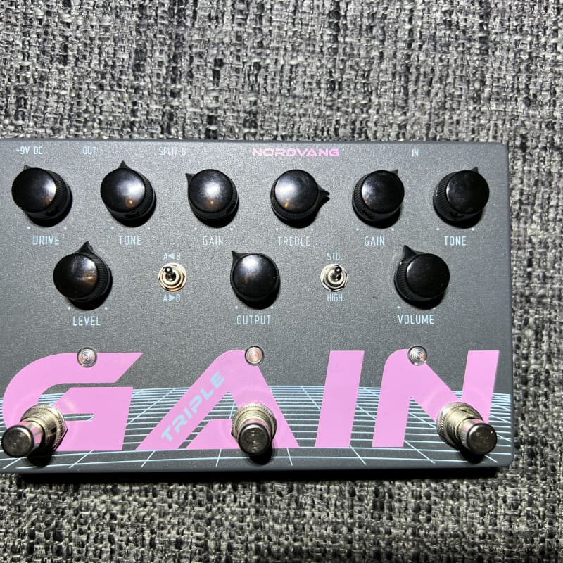 used 2021 - Present Nordvang Triple Gain Gray - Effect Pedal