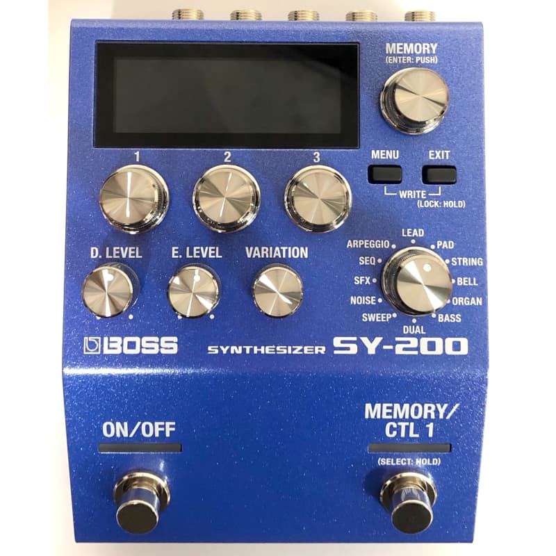 used Boss SY-200 Synthesizer Blue - Effect Pedal