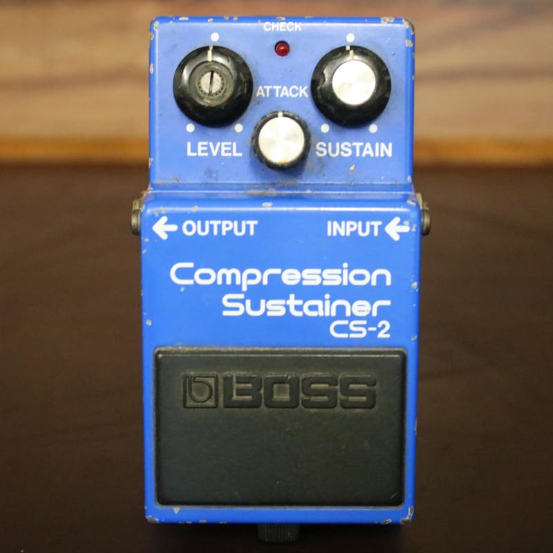 used 1981 - 1986 Boss CS-2 Compression Sustainer (Black Label) Blue - Effect Pedal