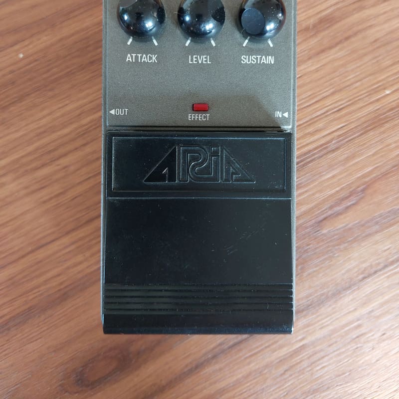 used 1980's Aria CP-10 Compressor Black - Effect Pedal