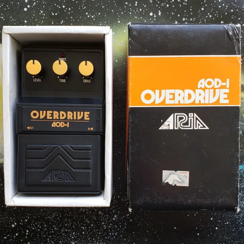 used 1980s Aria AOD-1 Black - Effect Pedal