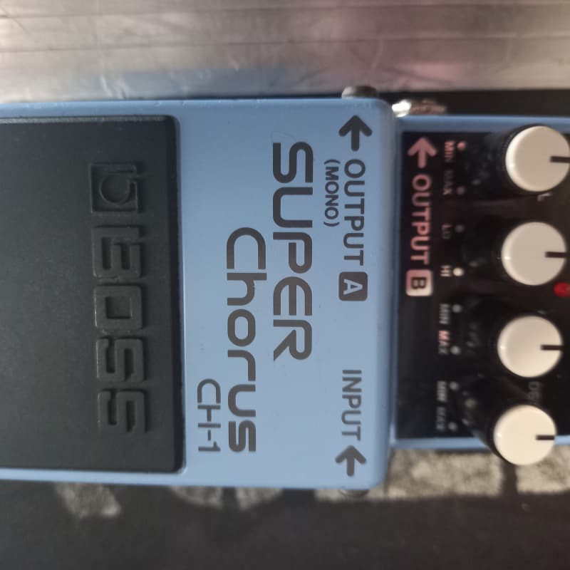 used 2001 - Present Boss CH-1 Super Chorus (Dark Gray Label) Blue - Effect Pedal