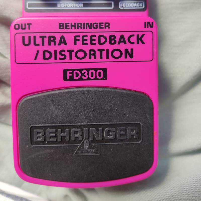 used 2000s Behringer FD300 Ultra Feedback / Distortion Purple - Effect Pedal